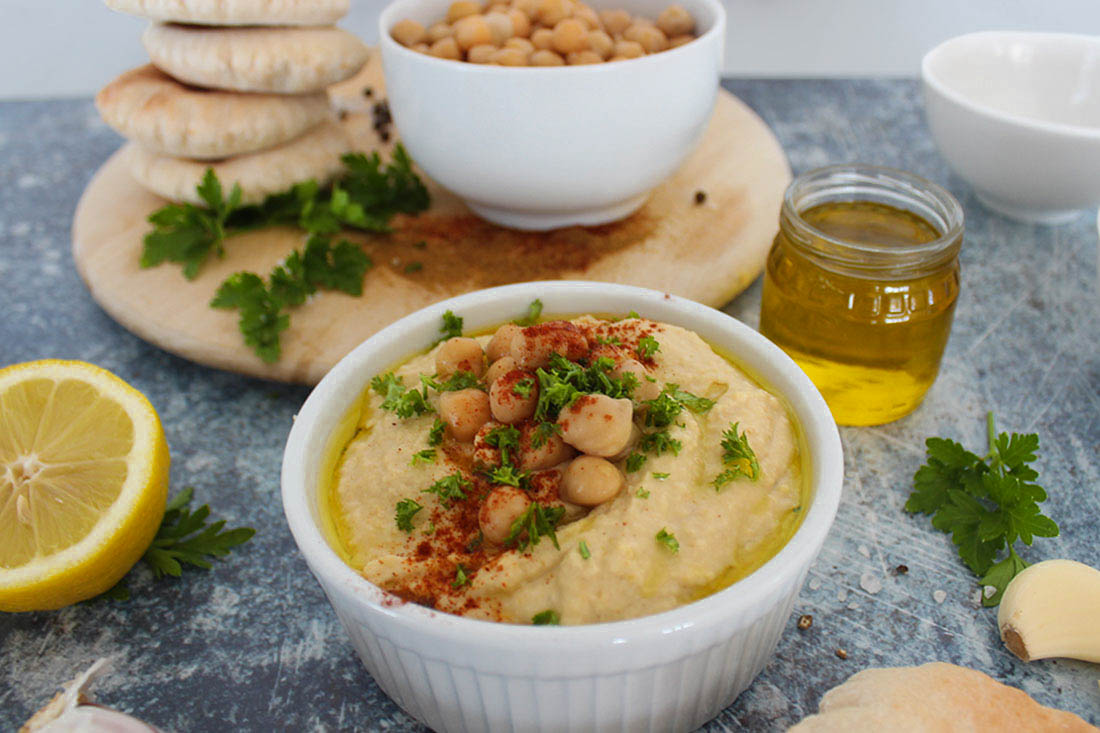 Classic Chickpea Hummus Recipe The Zest Kitchen