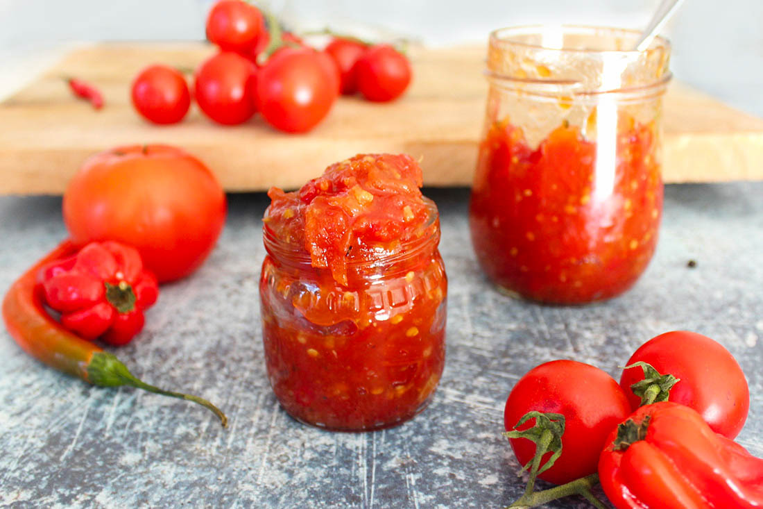 Tomato Chilli Jam The Zest Kitchen